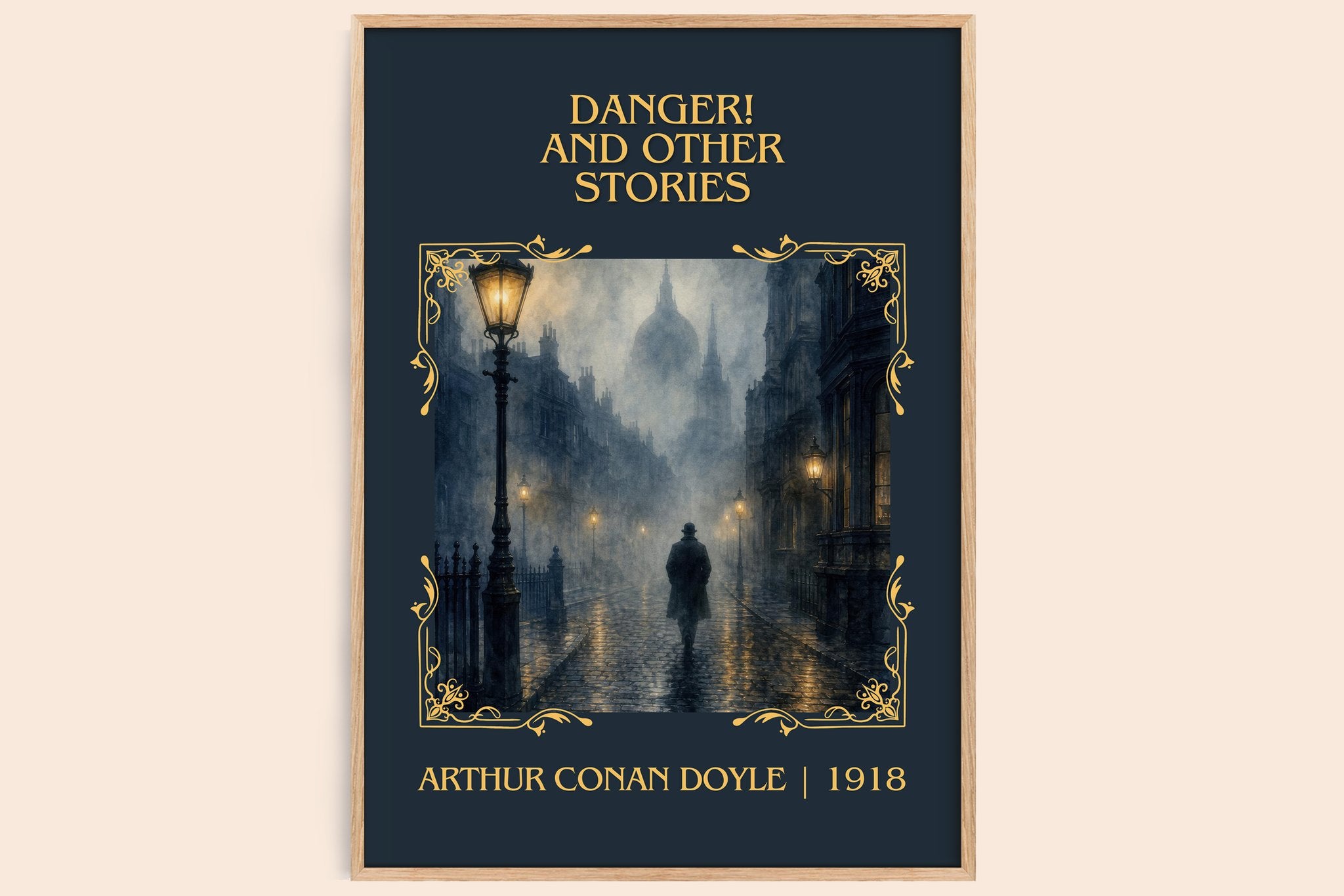 Danger! And Other Stories Classic Book Art Print by Arthur Conan Doyle