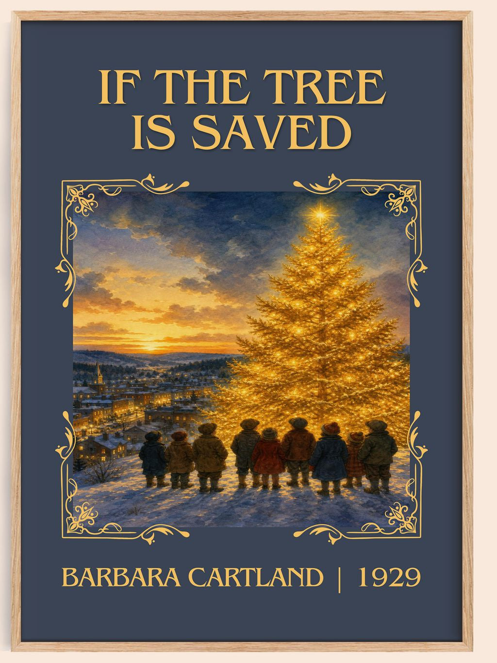 If The Tree Is Saved Classic Book Art Print by Barbara Cartland – book poster