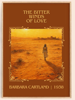 The Bitter Winds Of Love Classic Book Art Print by Barbara Cartland – book poster