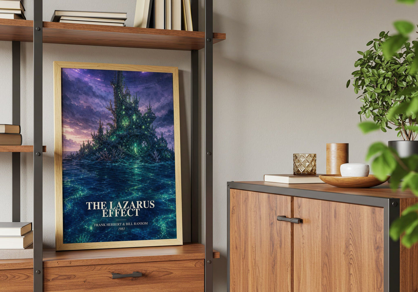 The Lazarus Effect book watercolour illustration paper finish options – matte satin gloss
