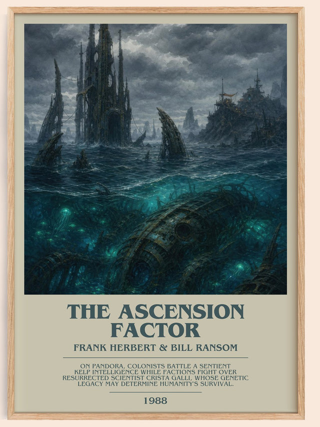 The Ascension Factor Bookish Wall Art by Frank Herbert & Bill Ransom