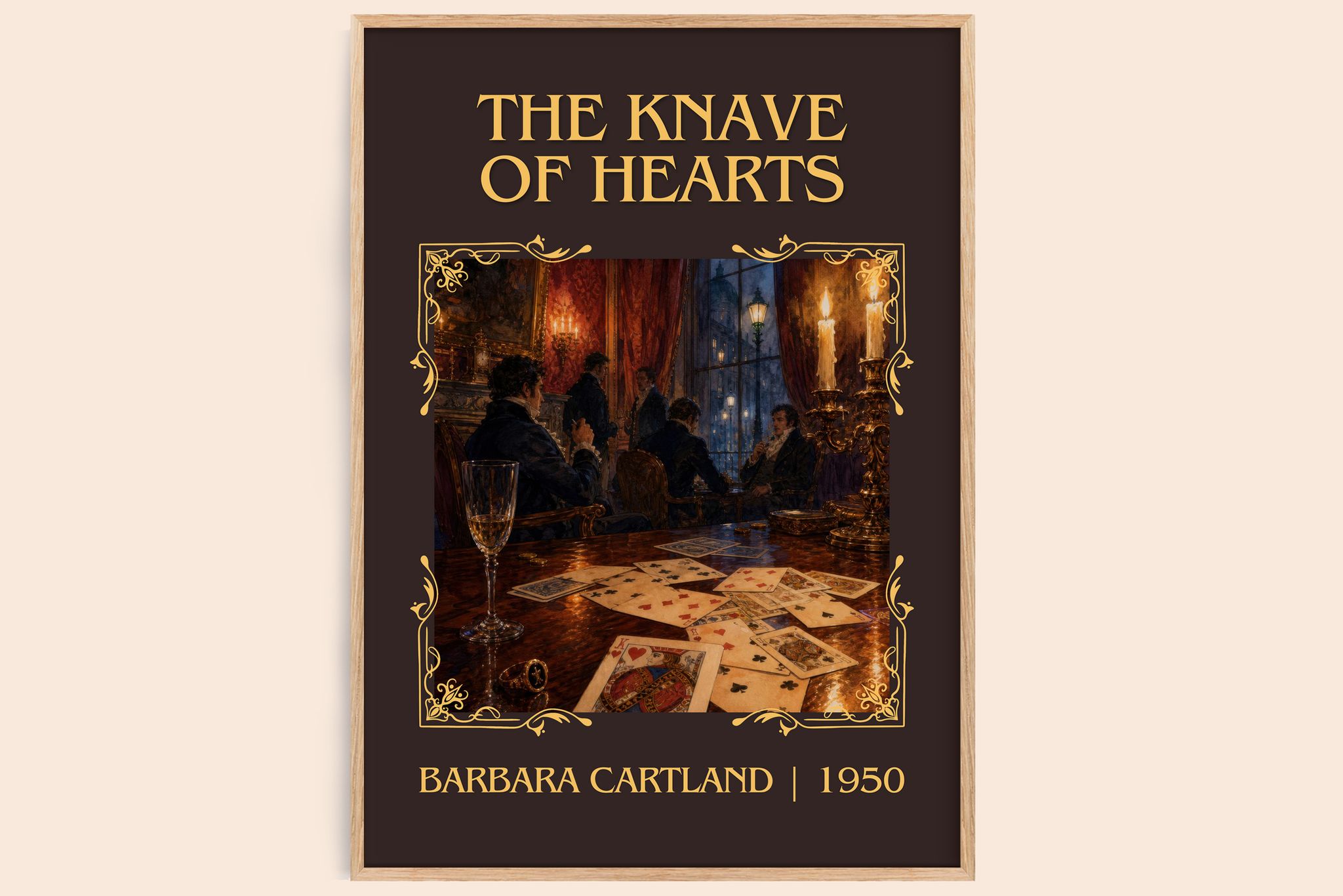 The Knave Of Hearts Classic Book Art Print by Barbara Cartland