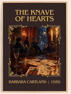The Knave Of Hearts Classic Book Art Print by Barbara Cartland – book poster