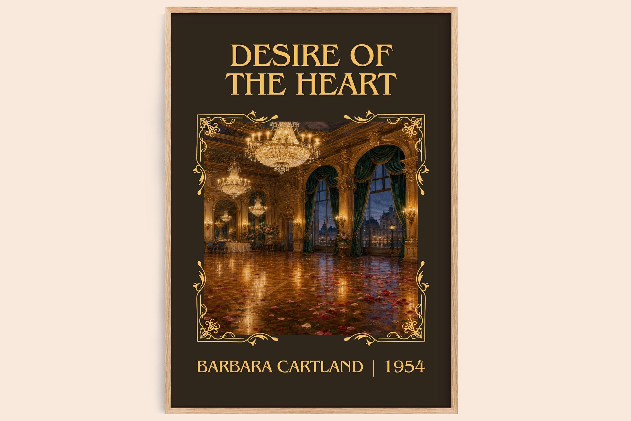 Desire Of The Heart Classic Book Art Print by Barbara Cartland