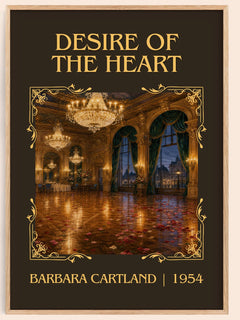 Desire Of The Heart Classic Book Art Print by Barbara Cartland – book poster