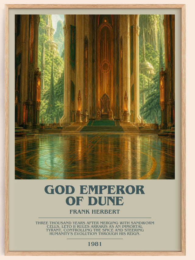 God Emperor Of Dune Bookish Wall Art by Frank Herbert