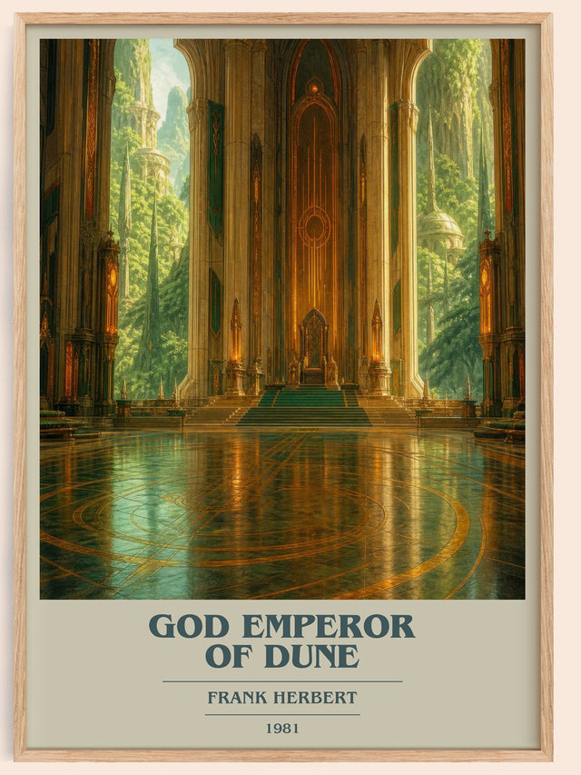 God Emperor Of Dune Book Cover Poster by Frank Herbert