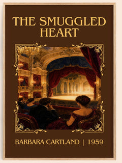 The Smuggled Heart Classic Book Art Print by Barbara Cartland – book poster