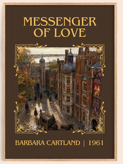 Messenger Of Love Classic Book Art Print by Barbara Cartland – book poster