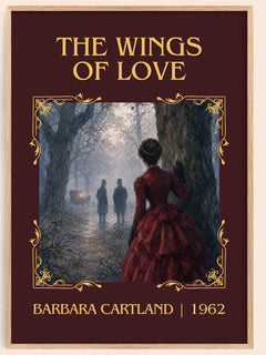 The Wings Of Love Classic Book Art Print by Barbara Cartland – book poster