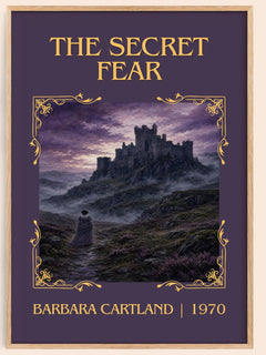 The Secret Fear Classic Book Art Print by Barbara Cartland – book poster