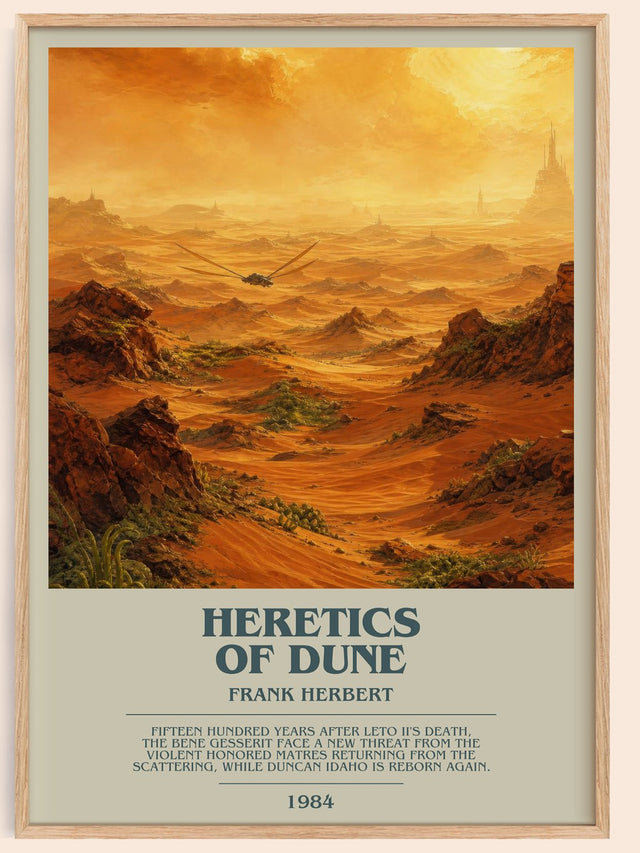 Heretics Of Dune Bookish Wall Art by Frank Herbert