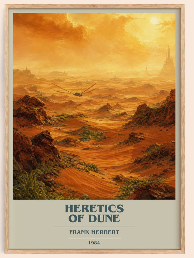 Heretics Of Dune Book Cover Poster by Frank Herbert