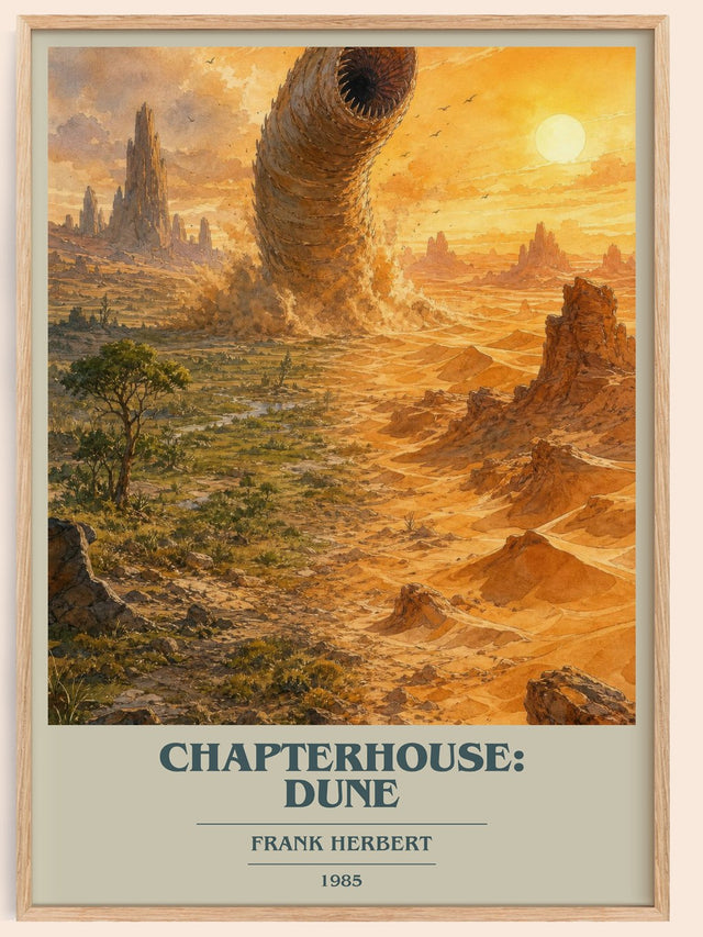 Chapterhouse: Dune Book Cover Poster by Frank Herbert