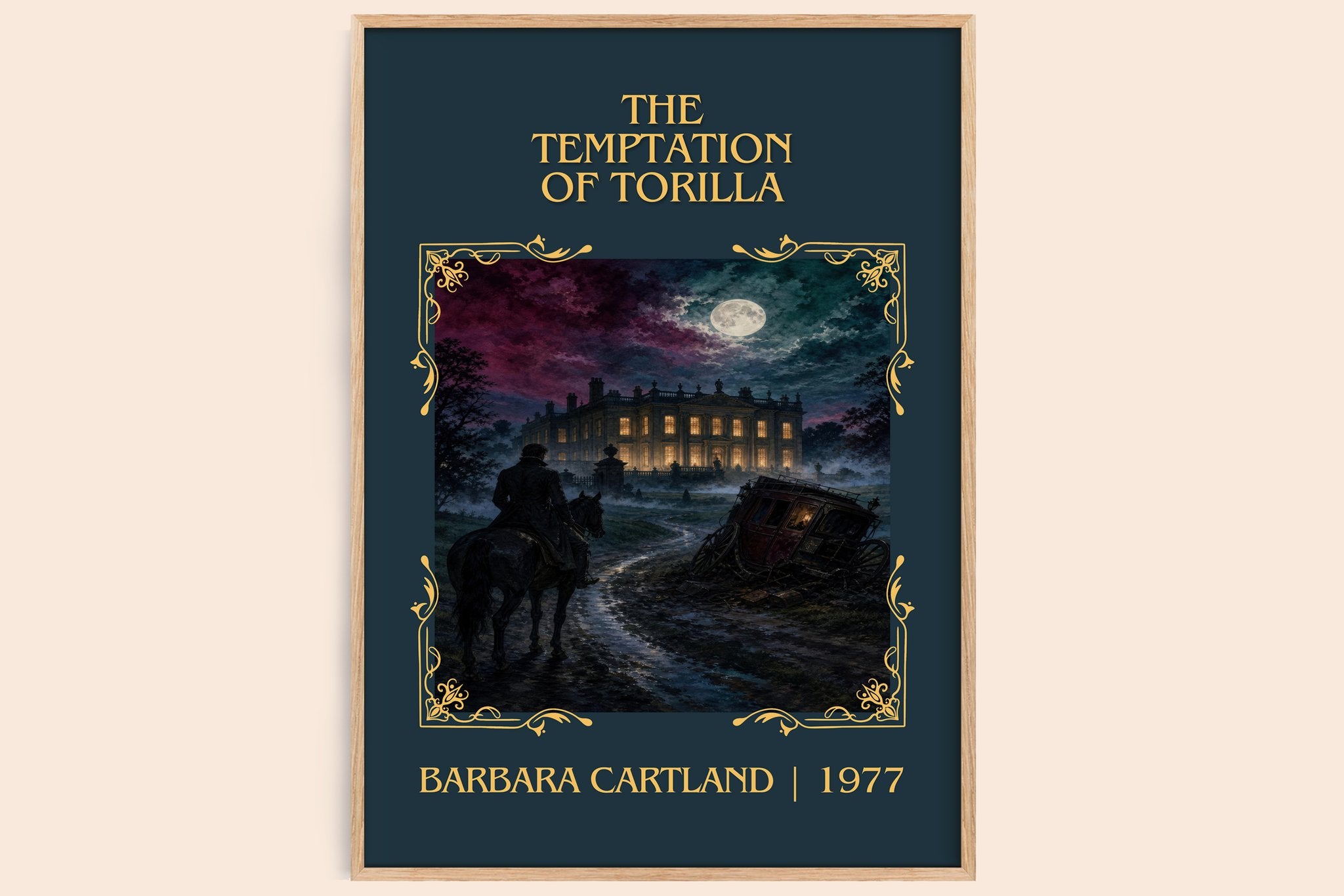 The Temptation Of Torilla Classic Book Art Print by Barbara Cartland