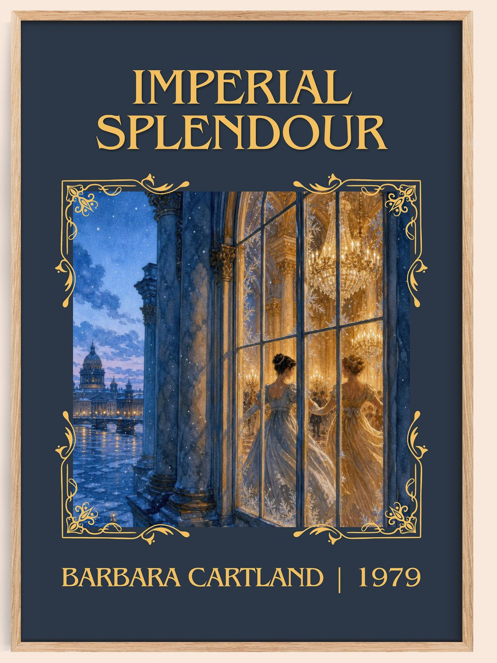 Imperial Splendour Classic Book Art Print by Barbara Cartland – book poster