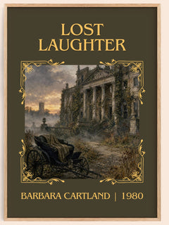 Lost Laughter Classic Book Art Print by Barbara Cartland – book poster