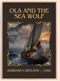 Ola And The Sea Wolf Classic Book Art Print by Barbara Cartland – book poster