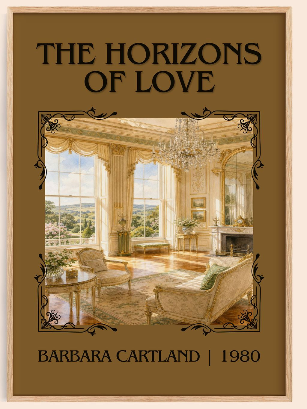 The Horizons Of Love Classic Book Art Print by Barbara Cartland – book poster