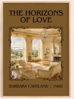 The Horizons Of Love Classic Book Art Print by Barbara Cartland – book poster