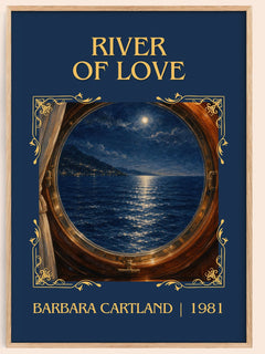 River Of Love Classic Book Art Print by Barbara Cartland – book poster