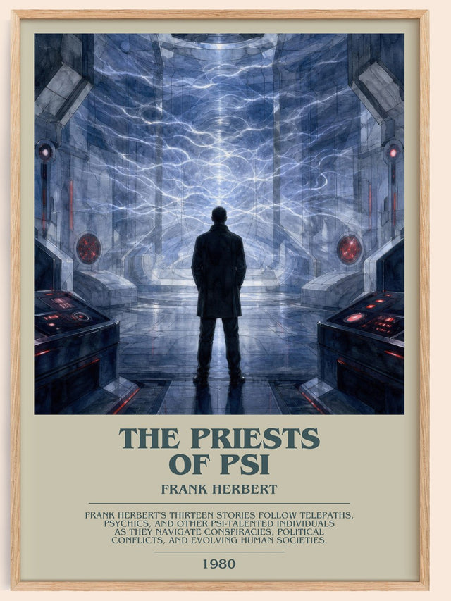 The Priests Of Psi Bookish Wall Art by Frank Herbert