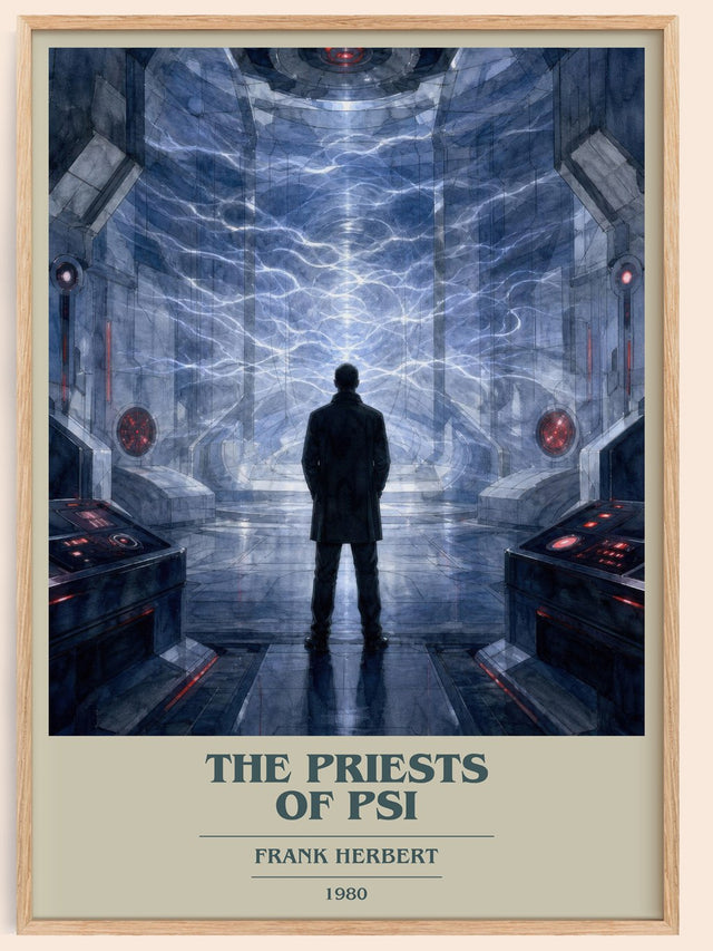 The Priests Of Psi Book Cover Poster by Frank Herbert
