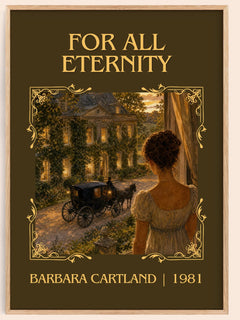 For All Eternity Classic Book Art Print by Barbara Cartland – book poster