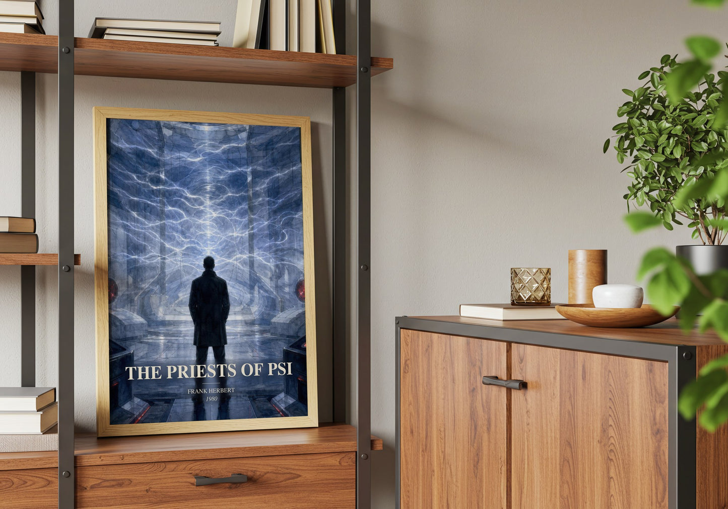 The Priests Of Psi book watercolour illustration paper finish options – matte satin gloss