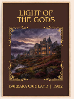 Light Of The Gods Classic Book Art Print by Barbara Cartland – book poster
