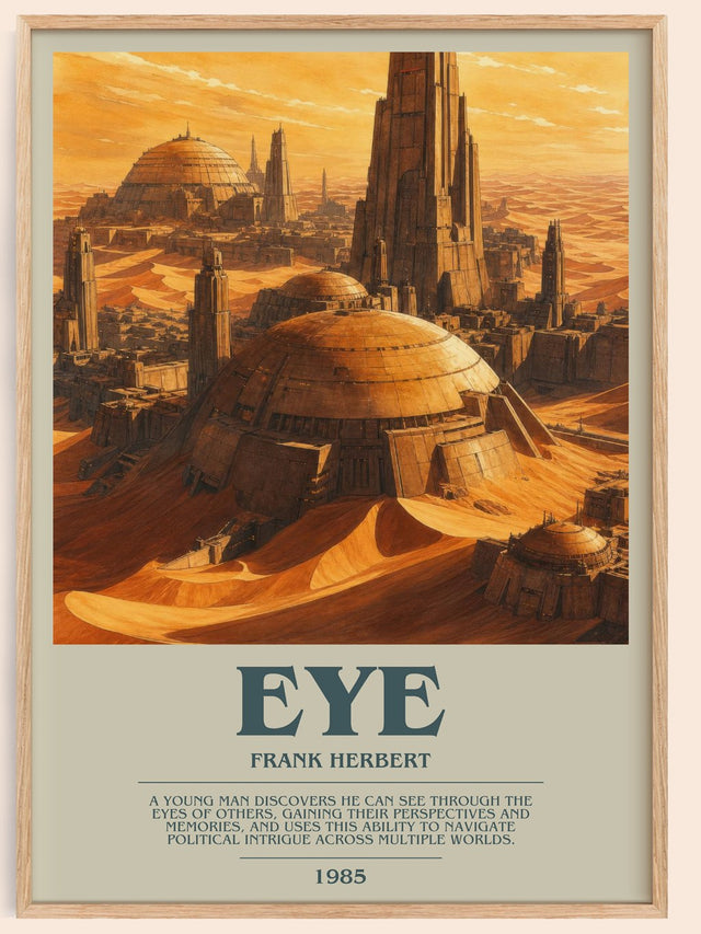 Eye Bookish Wall Art by Frank Herbert