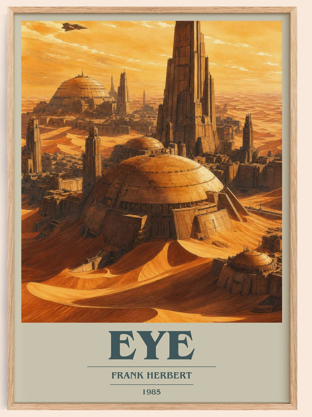 Eye Book Cover Poster by Frank Herbert