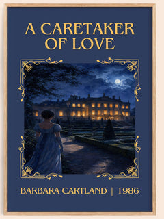 A Caretaker Of Love Classic Book Art Print by Barbara Cartland – book poster
