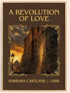 A Revolution Of Love Classic Book Art Print by Barbara Cartland – book poster