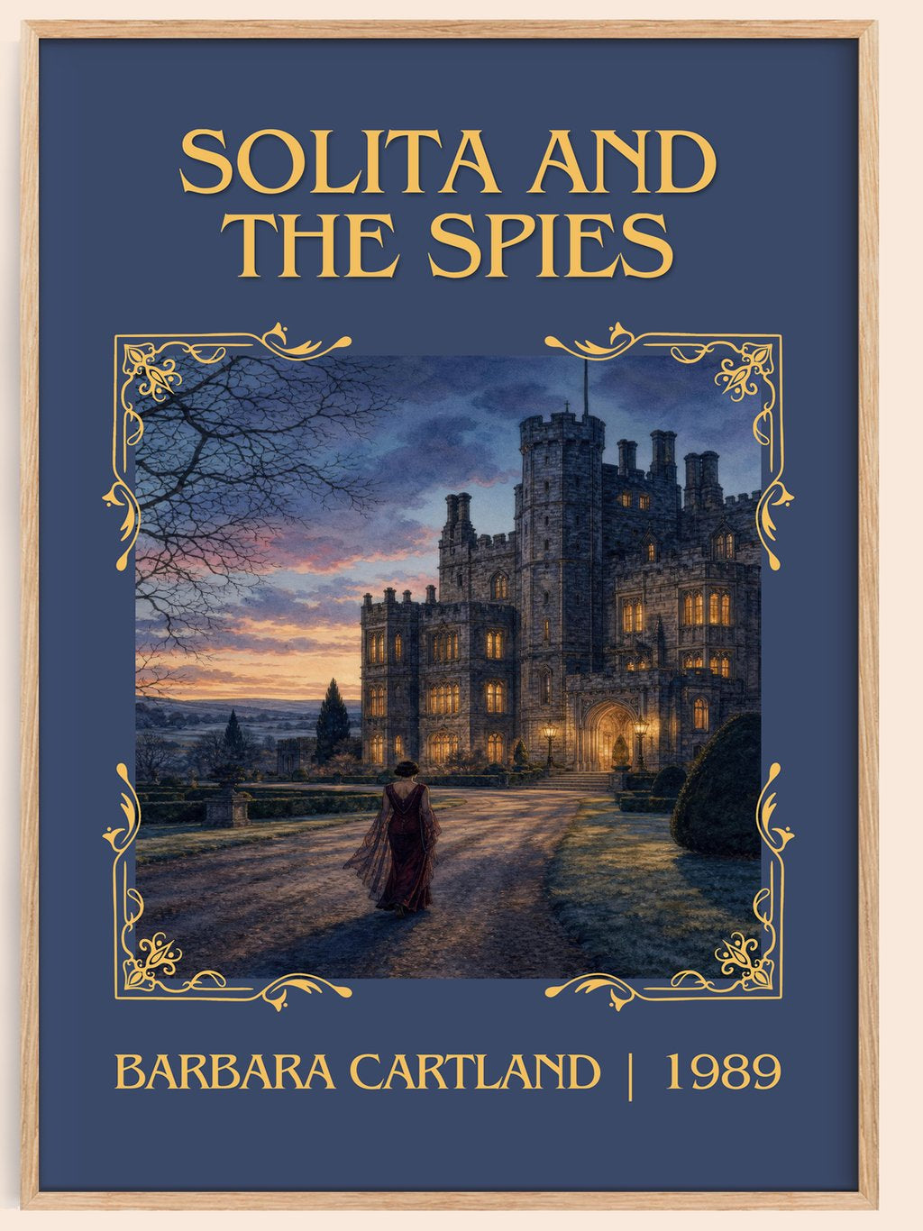 Solita And The Spies Classic Book Art Print by Barbara Cartland – book poster