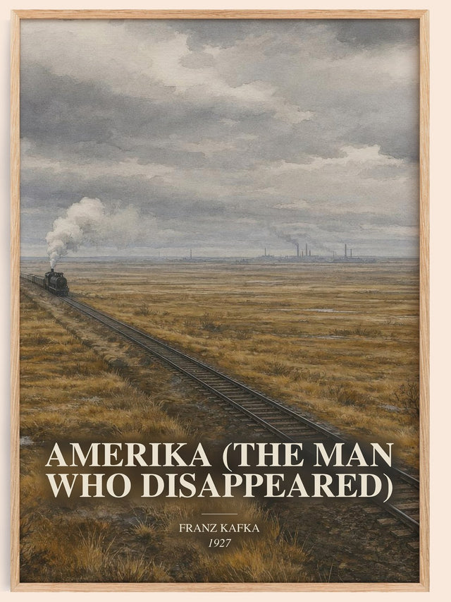 Amerika (The Man Who Disappeared) Book Watercolour Illustration – F.