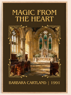 Magic From The Heart Classic Book Art Print by Barbara Cartland – book poster