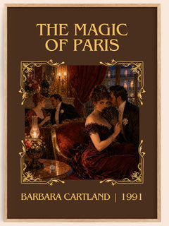 The Magic Of Paris Classic Book Art Print by Barbara Cartland – book poster