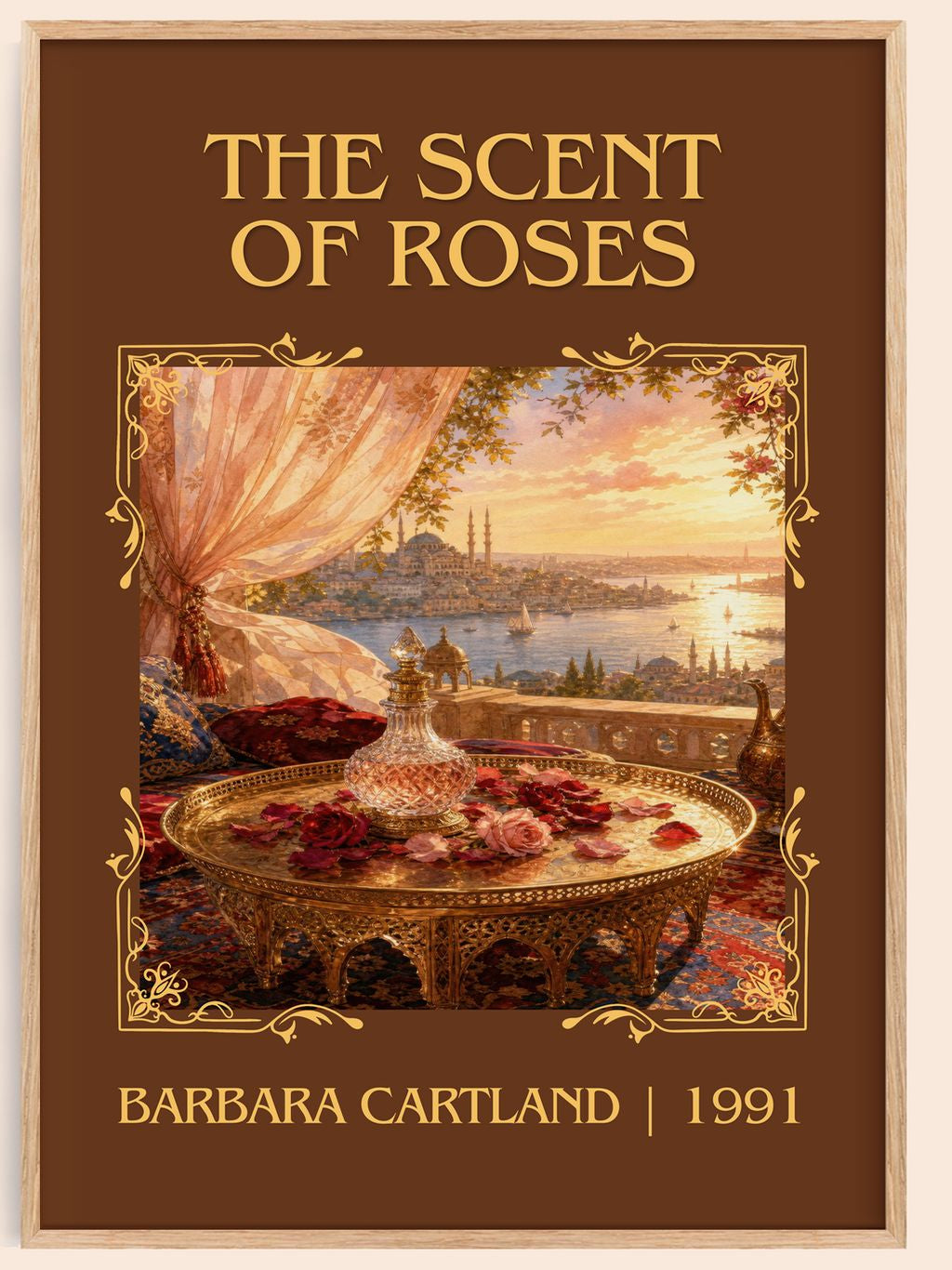 The Scent Of Roses Classic Book Art Print by Barbara Cartland – book poster