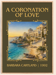 A Coronation Of Love Classic Book Art Print by Barbara Cartland – book poster