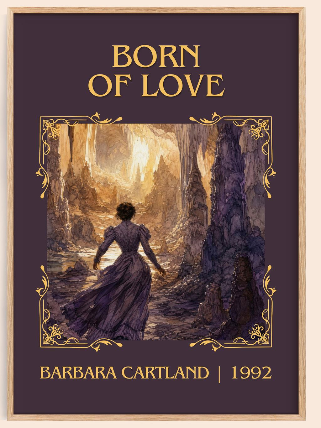 Born Of Love Classic Book Art Print by Barbara Cartland – book poster