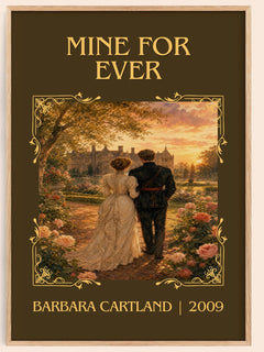 Mine For Ever Classic Book Art Print by Barbara Cartland – book poster