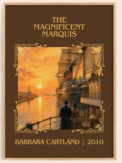 The Magnificent Marquis Classic Book Art Print by Barbara Cartland – book poster