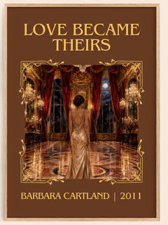 Love Became Theirs Classic Book Art Print by Barbara Cartland – book poster