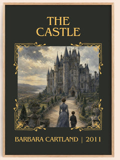 The Castle Classic Book Art Print by Barbara Cartland – book poster