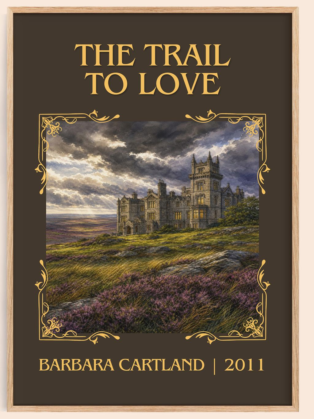 The Trail To Love Classic Book Art Print by Barbara Cartland – book poster
