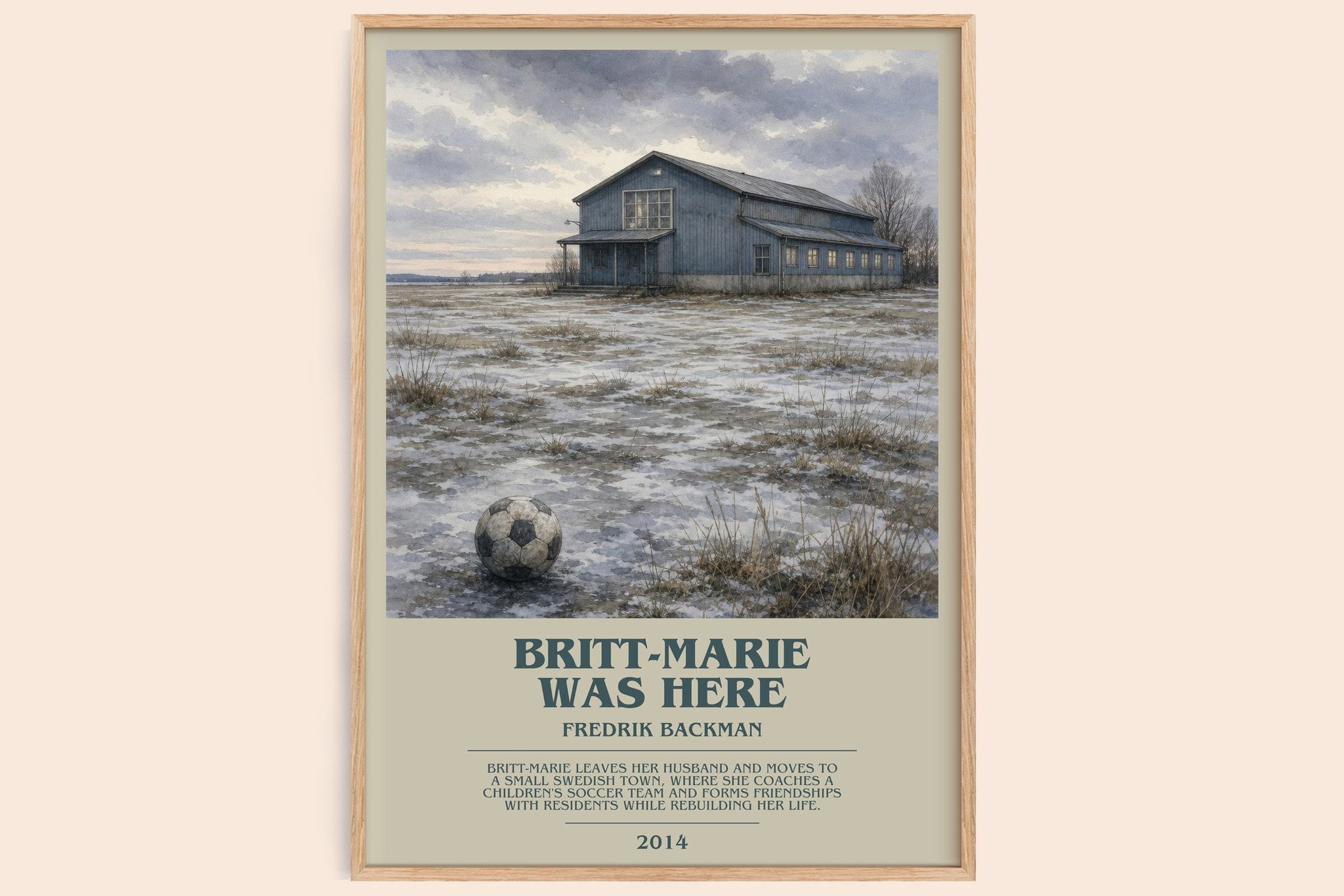 Britt-Marie Was Here Bookish Wall Art by Fredrik Backman