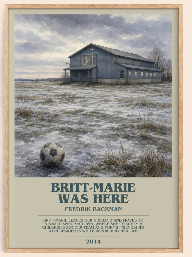 Britt-Marie Was Here Bookish Wall Art by Fredrik Backman