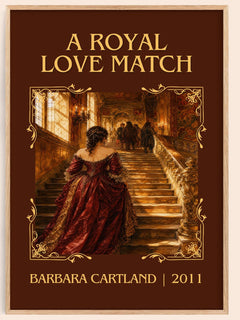 A Royal Love Match Classic Book Art Print by Barbara Cartland – book poster