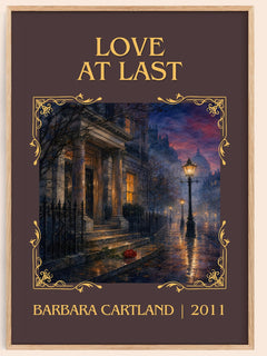 Love At Last Classic Book Art Print by Barbara Cartland – book poster